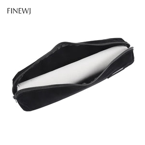 Portable Travel Jewelry Display Zipper Roll Bag Earrings Necklace Storage Case