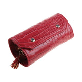 Portable Travel Jewelry Organizer Box Roll PU Leather Storage Pouch