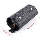 Travel Jewelry Organizer Box Roll PU Leather Storage Pouch