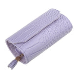 Portable Jewelry Organizer Box Roll PU Leather Storage Pouch