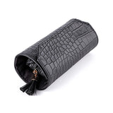 Portable Jewelry Organizer Box Roll PU Leather Storage Pouch
