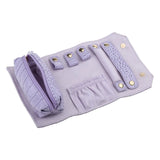 Portable Jewelry Organizer Box Roll PU Leather Storage Pouch