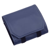 Portable Travel Jewelry Organizer Roll Foldable Flannel High Capacity