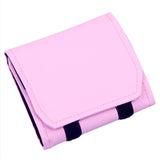 Portable Travel Jewelry Organizer Roll Foldable Flannel High Capacity