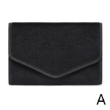Portable Travel Jewelry Organizer Roll Zippered Carrying Case
