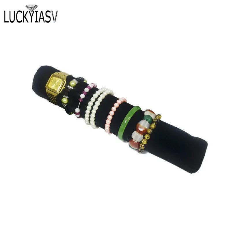 Velvet Jewelry Roll Bag Organizer for Necklaces and More