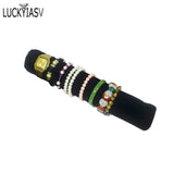 Velvet Jewelry Roll Bag Organizer for Necklaces and More