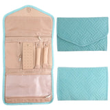 Portable Travel Jewelry Storage Bags Roll Foldable Organizer Case