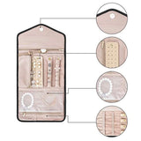 Portable Travel Jewelry Storage Bags Roll Foldable Organizer Case