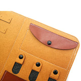 Portable Travel Wrap Jewelry Case Organiser Felt Bag