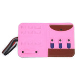Portable Travel Wrap Jewelry Case Organiser Felt Bag