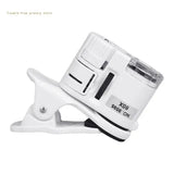 Portable UV Light Jewelry Magnifier Loop with Clip-on Micro-Lens