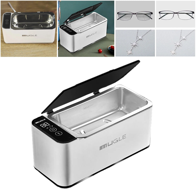 Portable Ultrasonic Jewelry Cleaner Denture Watch Ring Cleaning Machine