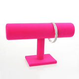 Velvet Bracelet Bangle Necklace Watch T-Bar Organizer Rack