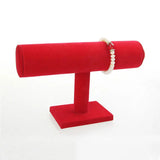 Velvet Bracelet Bangle Necklace Watch T-Bar Organizer Rack