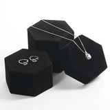 Portable Velvet Jewelry Bracelet Ring Necklace Display Organizer Storage Box