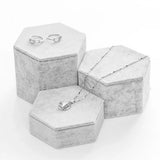 Portable Velvet Jewelry Bracelet Ring Necklace Display Organizer Storage Box