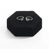 Portable Velvet Jewelry Bracelet Ring Necklace Display Organizer Storage Box