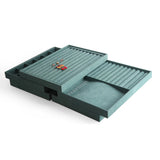 Velvet Ring Display Box Jewelry Storage Organizer Case