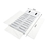 Portable Velvet Jewelry Ring Travel Organizer Foldable Roll Bag