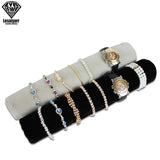 Portable Velvet Jewelry Storage Bag Travel Roll Box