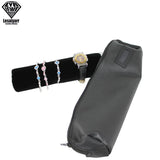 Portable Velvet Jewelry Storage Bag Travel Roll Box