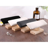 Portable Velvet/PU Leather Jewelry Display Stand Holder