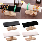 Portable Velvet/PU Leather Jewelry Display Stand Holder