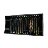 Velvet Travel Jewelry Roll Bag Organizer for Necklace Chain Bracelet