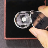 30x Foldable Magnifying Glass for Jewelry, Stamps, Antiques