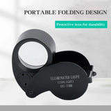 High-Definition 40x Magnifying Glass, Jewelry, Diamonds, Stamps, Antiques