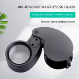 High-Definition 40x Magnifying Glass, Jewelry, Diamonds, Stamps, Antiques
