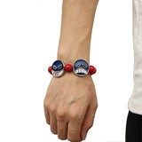 Ace Red Beads Bracelet Necklace Unisex Jewelry