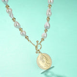 Pearl Pendant Necklace Woman Clavicle Chain Gift For Girls