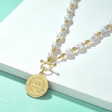 Pearl Pendant Necklace Woman Clavicle Chain Gift For Girls