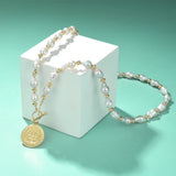 Pearl Pendant Necklace Woman Clavicle Chain Gift For Girls