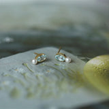 Zircon Pearl Earring Women Silver Plating Jewelry Hot Gift CE016