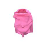 Cat-Ear Girl-Head Planter Vase Mold Epoxy Resin Casting