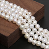 Baroque Potato Round Natural Freshwater Pearl Beads 10-11mm 14'' Strand
