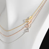 Potiy Trace Box Sterling Silver Necklace for Women Daily Jewelry