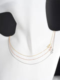 Potiy Trace Box Sterling Silver Necklace for Women Daily Jewelry
