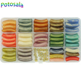 Acrylic Beads Tube Beads Loose Spacer Curved Noodle Slide Beads