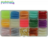 Acrylic Beads Tube Beads Loose Spacer Curved Noodle Slide Beads