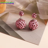 Double-Sided Polymer Clay Shambhala Earrings
