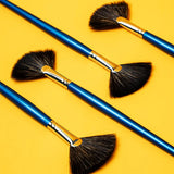 Pottery Tools Fan-shaped Brush Wooden Rod Good Water Absorption