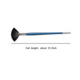 Pottery Tools Fan-shaped Brush Wooden Rod Good Water Absorption