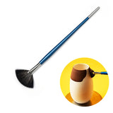 Pottery Tools Fan-shaped Brush Wooden Rod Good Water Absorption