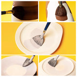 Ceramic Glaze Brush Wooden Rod Water Absorption Large Area Coloring Tool