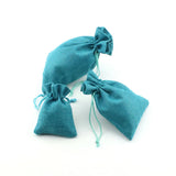 Burlap Pouches 50Pcs Linen Jute Bag Keychain Packing