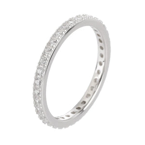 18K Plated S925 Sterling Silver Moissanite Ring Micro Pave Mossan Rings